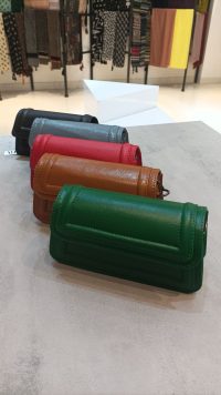 کیف دستی استوانه چرم زنانه